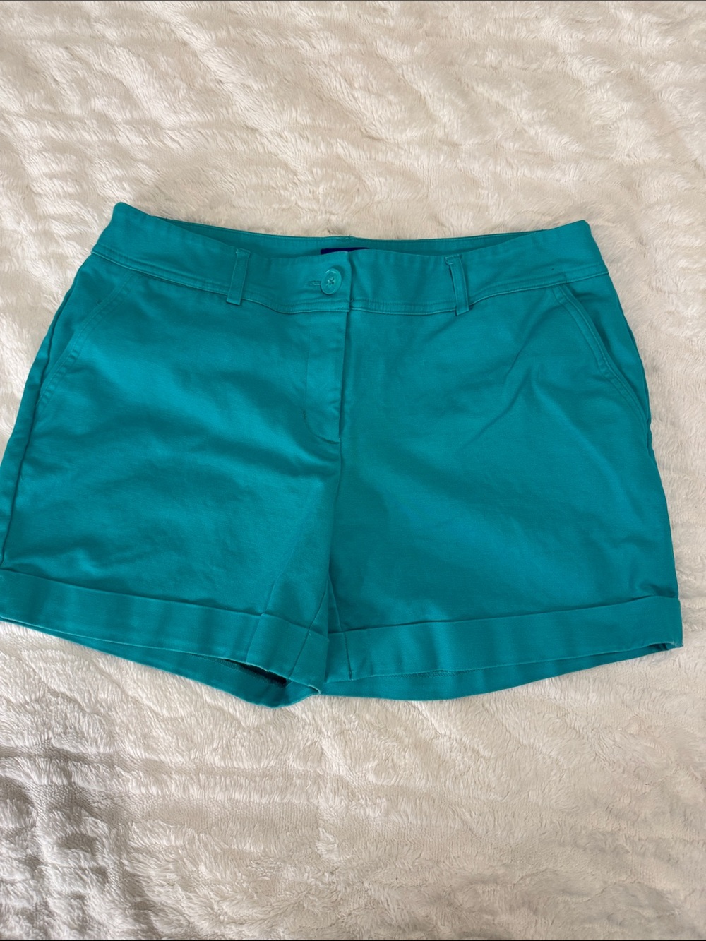 Apt. 9 Teal Rolled-Hem Women's Shorts